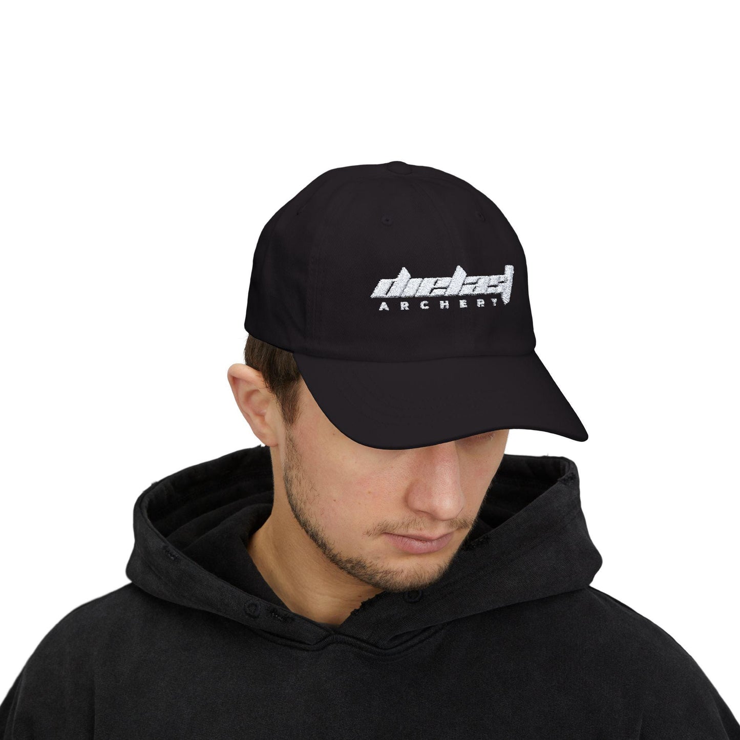 Dielast Archery Black Hat: Low Profile Cotton Cap