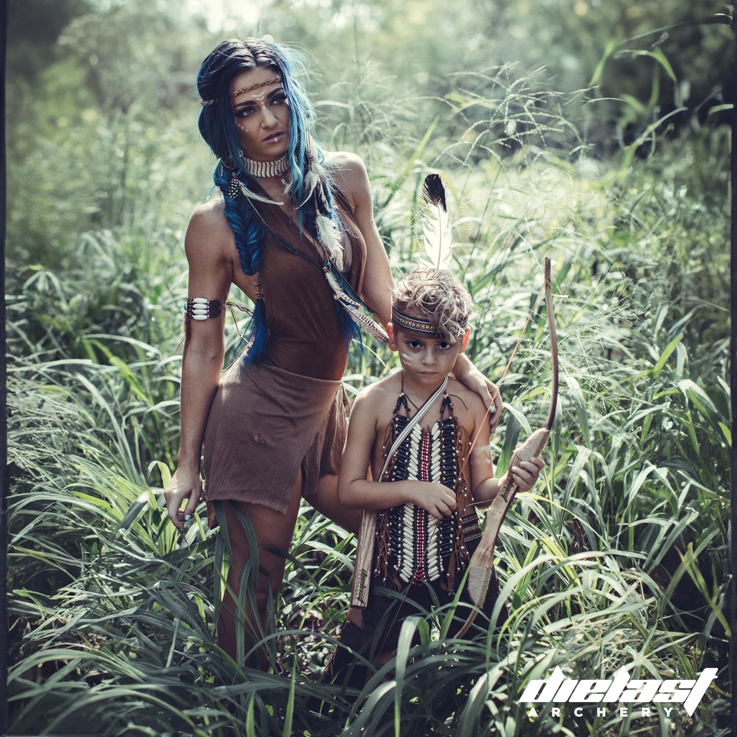 Kids Bamboo Bow and Arrow Set: Bow & Arrows with Quiver