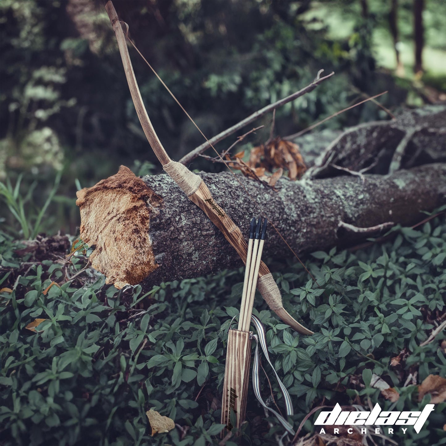 Kids Bamboo Bow and Arrow Set: Bow & Arrows with Quiver