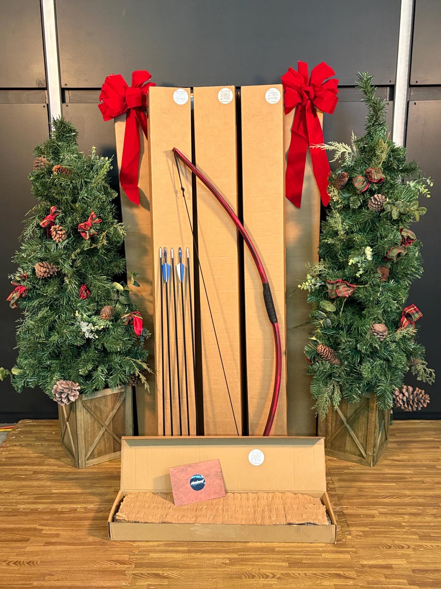 Dielast Longbow - Deep Red Finish