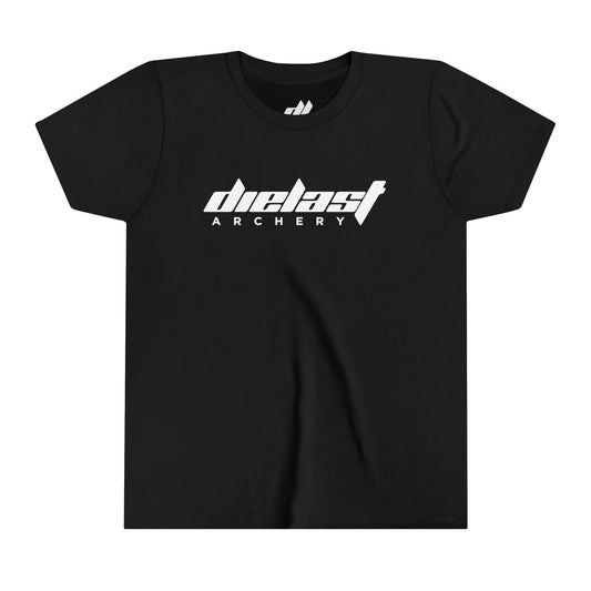 Youth Archery Tee – Black Dielast Cotton T-Shirt